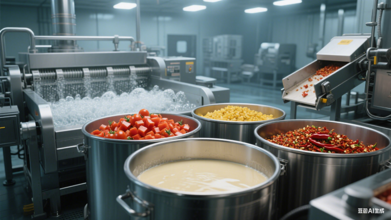 酱料生产线运作流程及夹层锅、蒸煮锅作用解析(图2)