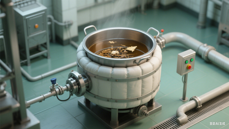 夹层锅有什么效果,物料加工品质提升效果：保障均匀受热与营养风味保留(图4)