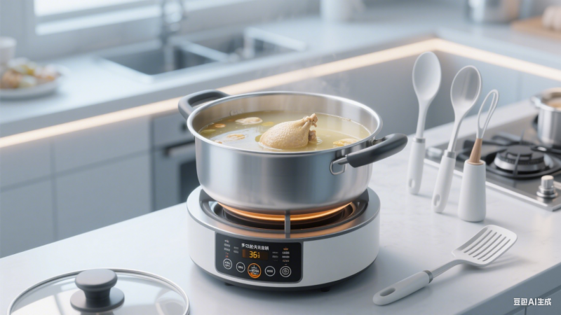 多功能夹层锅来袭！适配酱料、汤羹制作，省心又有效(图2)
