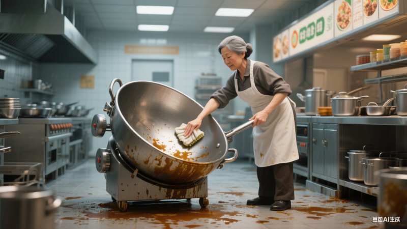 可倾式夹层锅真灵活：倒料轻松不费力，厨房操作更便捷(图4)