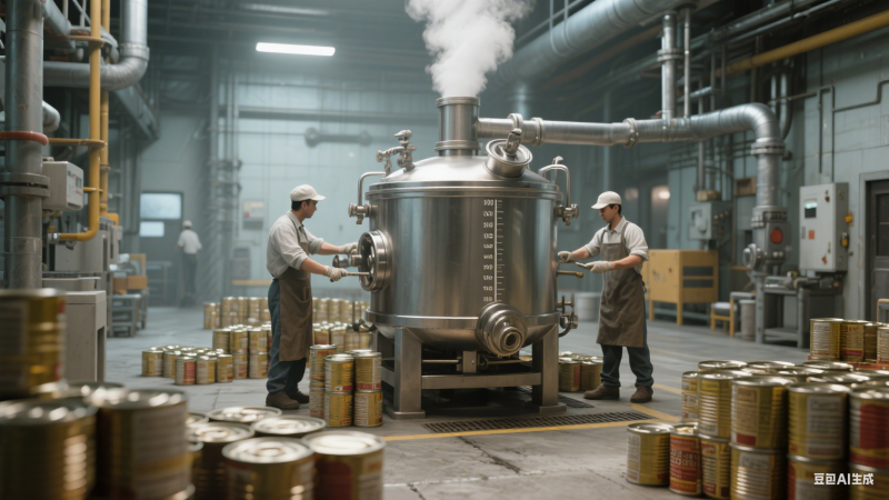 夹层锅适用于罐头加工：加热杀菌效果好，延长食品保质期(图6)