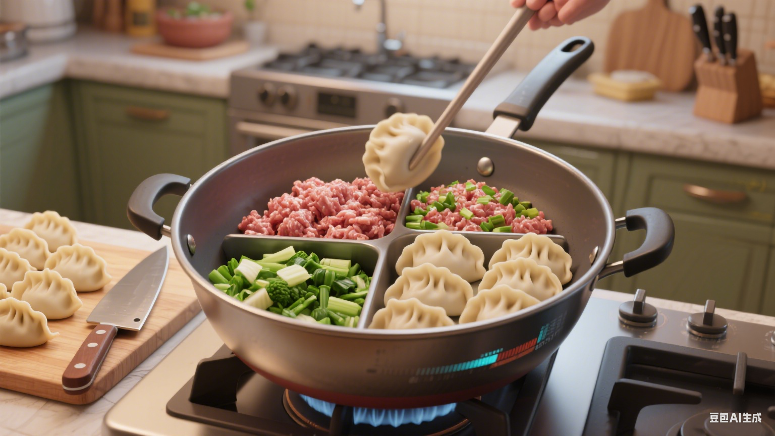 夹层锅应用于速冻饺子馅制作：搅拌均匀易成型，饺子口感佳(图5)