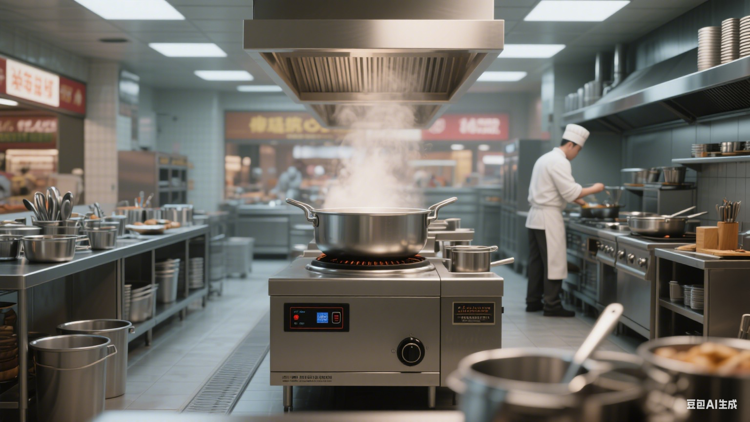 电加热夹层锅无噪音：安静运行不打扰，厨房环境更舒适(图4)