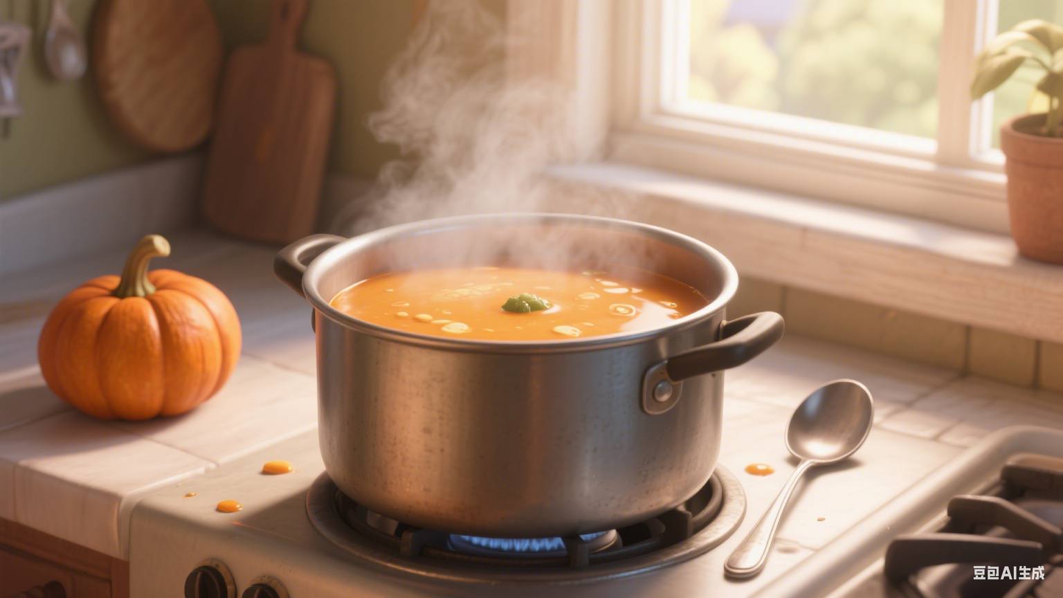 夹层锅应用于南瓜羹制作：加热均匀质地绵，甜品供应超受欢迎(图5)