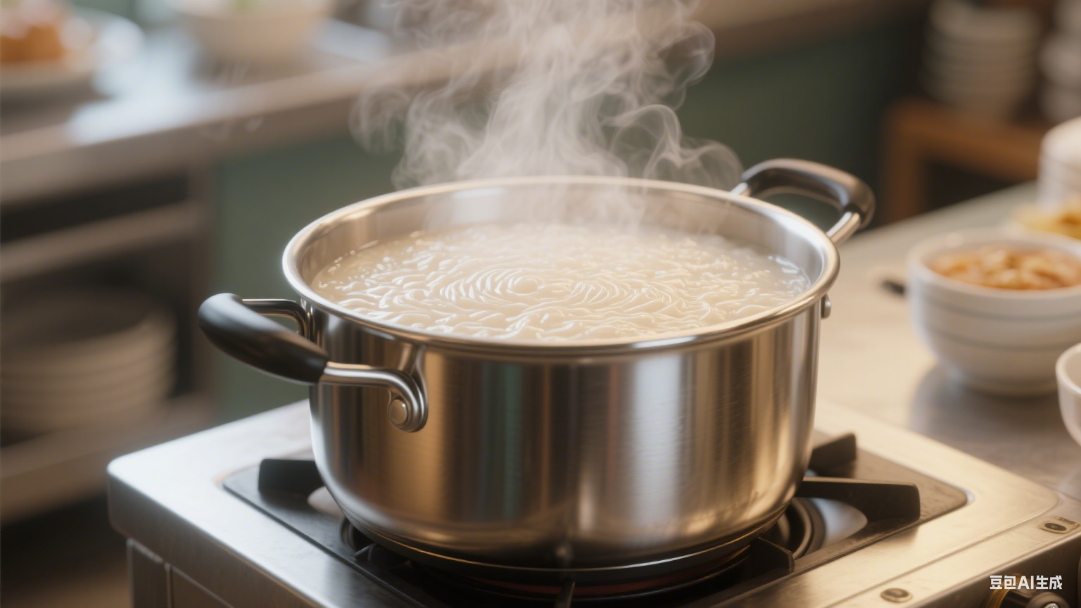 夹层锅让制作八宝粥更简单：熬煮充分食材软，营养丰富超满足(图7)