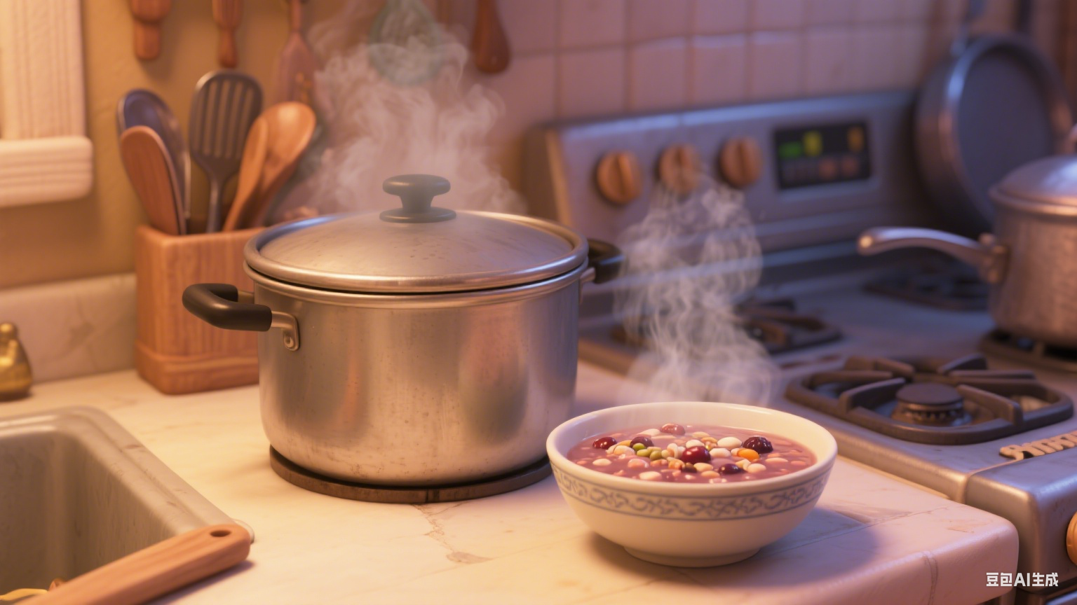 夹层锅让制作八宝粥更简单：熬煮充分食材软，营养丰富超满足(图8)