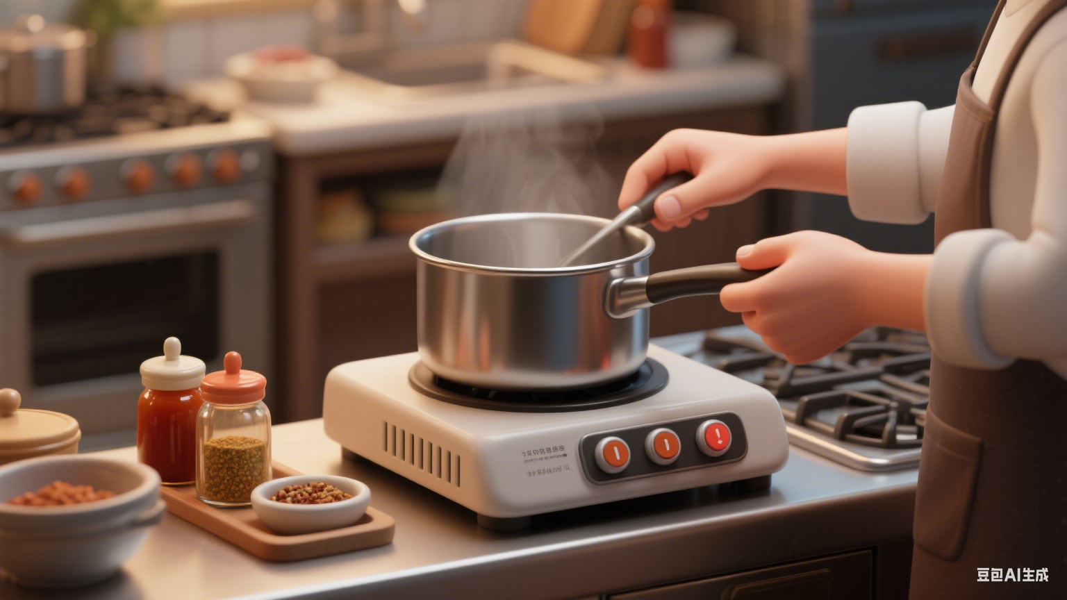 夹层锅应用于牛肉酱制作：炒料均匀颗粒足，夹馍下饭超美味(图6)