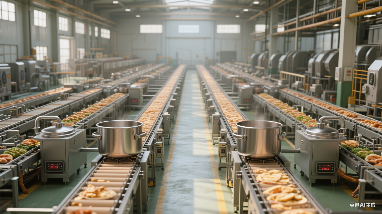 电加热夹层锅适用场景广：家庭作坊、大型工厂都能使用(图5)