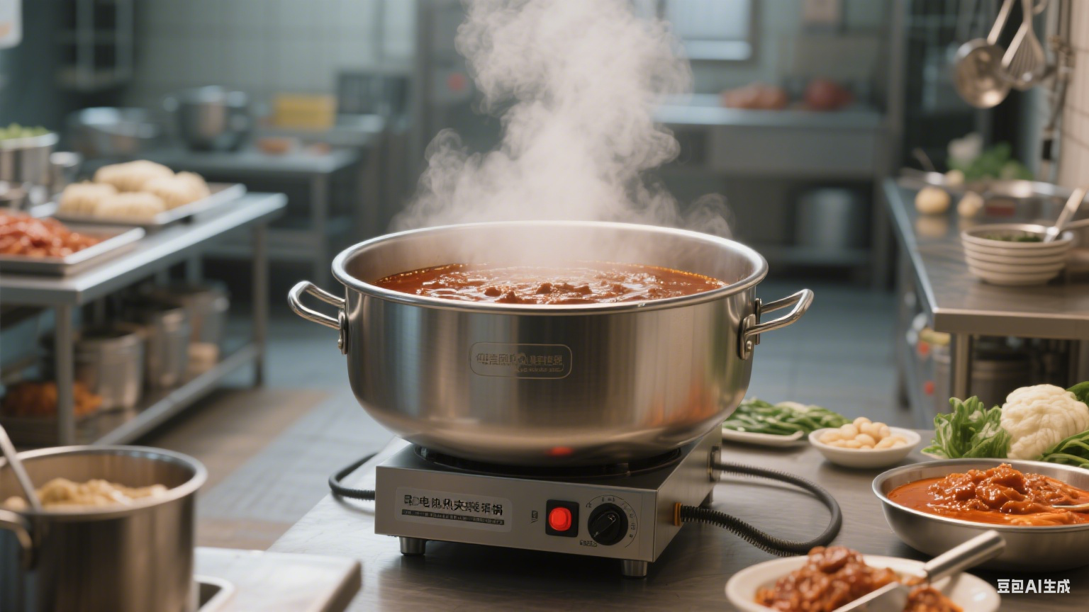 电加热夹层锅适用场景广：家庭作坊、大型工厂都能使用(图7)