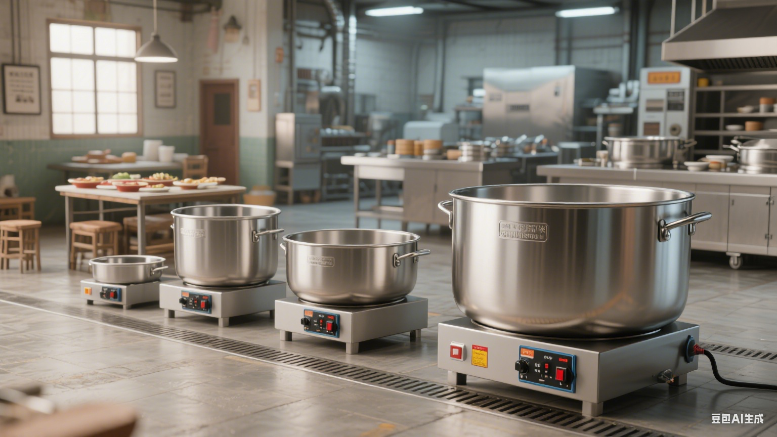 电加热夹层锅适用场景广：家庭作坊、大型工厂都能使用(图6)