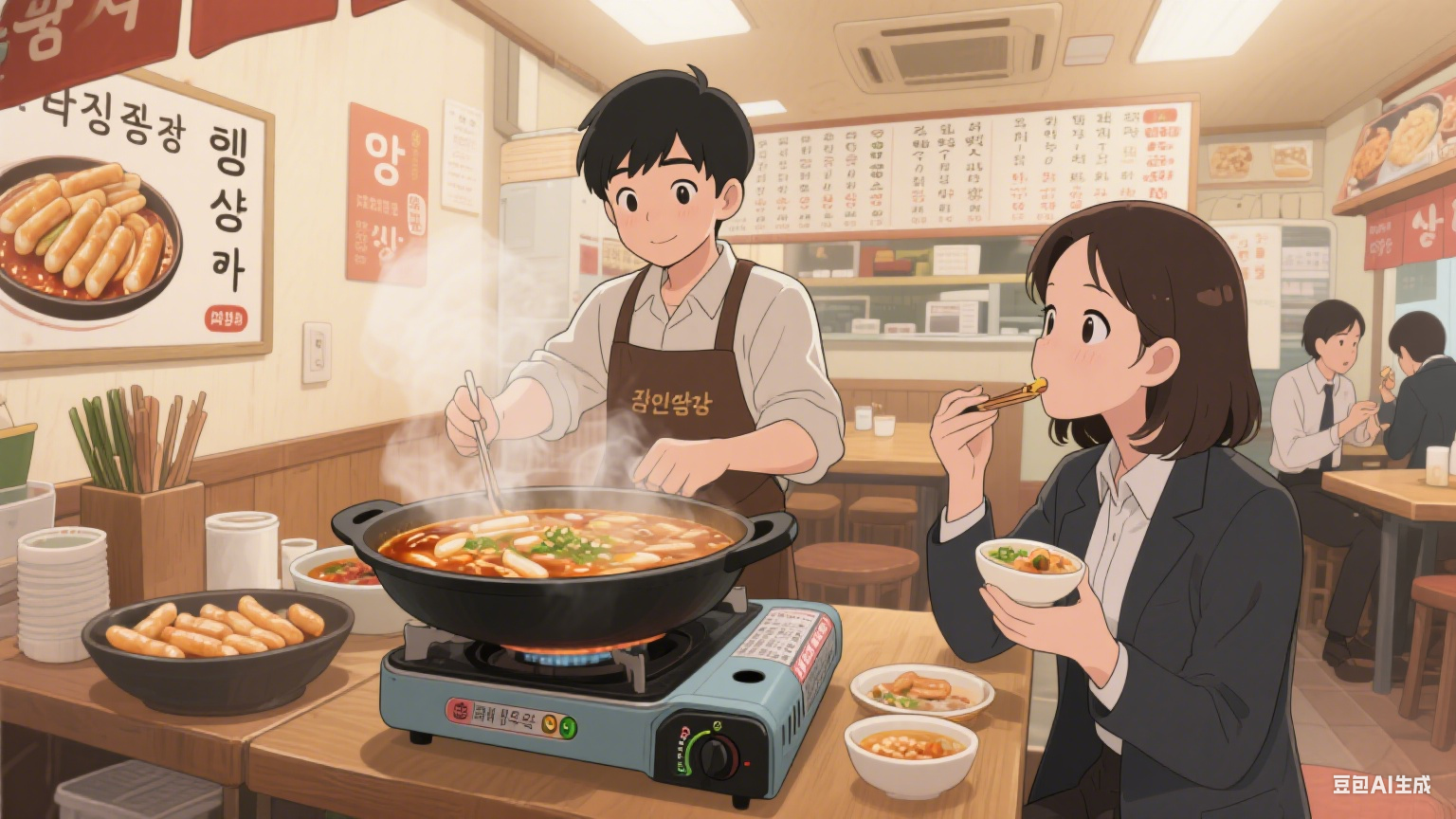 夹层锅让制作年糕汤更轻松：年糕煮软不粘连，汤品味道鲜(图4)