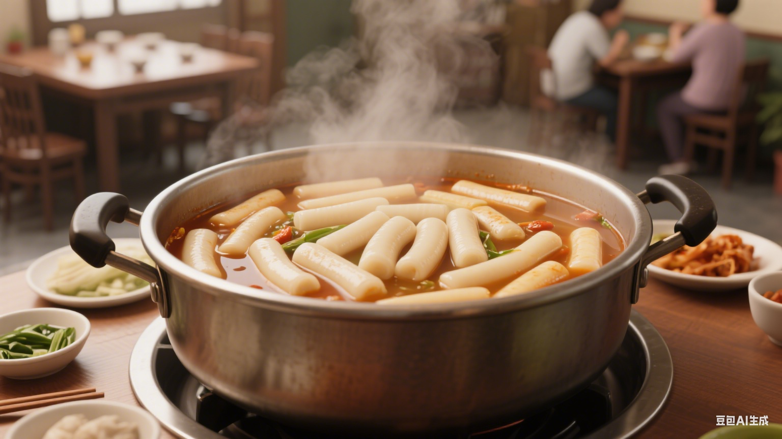 夹层锅让制作年糕汤更轻松：年糕煮软不粘连，汤品味道鲜(图7)