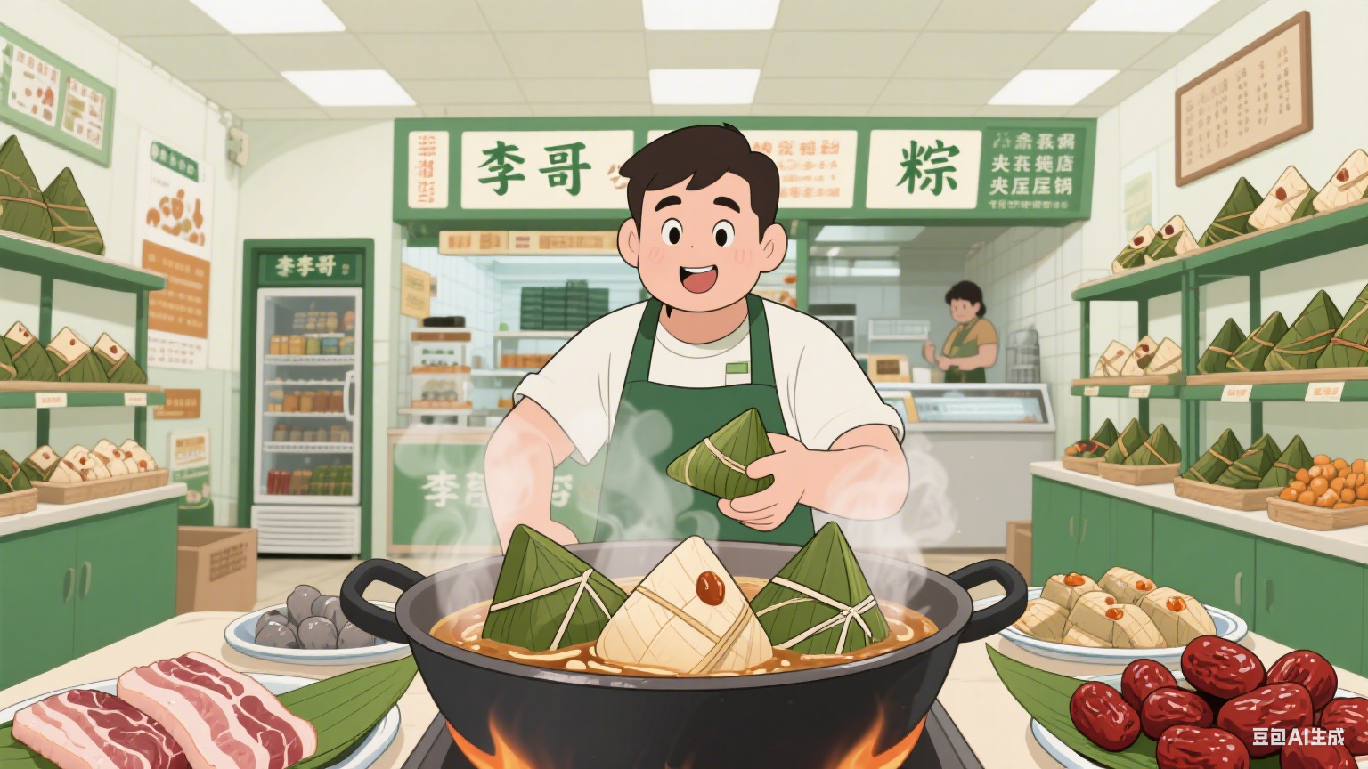 夹层锅应用于粽子加工：蒸煮均匀入味，端午美食超受欢迎(图4)