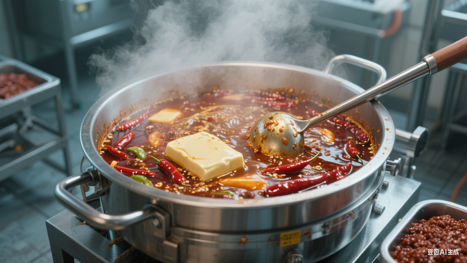 夹层锅搭配搅拌功能,酱料混合均匀,减少人工投入(图2) 夹层锅搭配搅拌功能,酱料混合均匀,减少人工投入(图2)