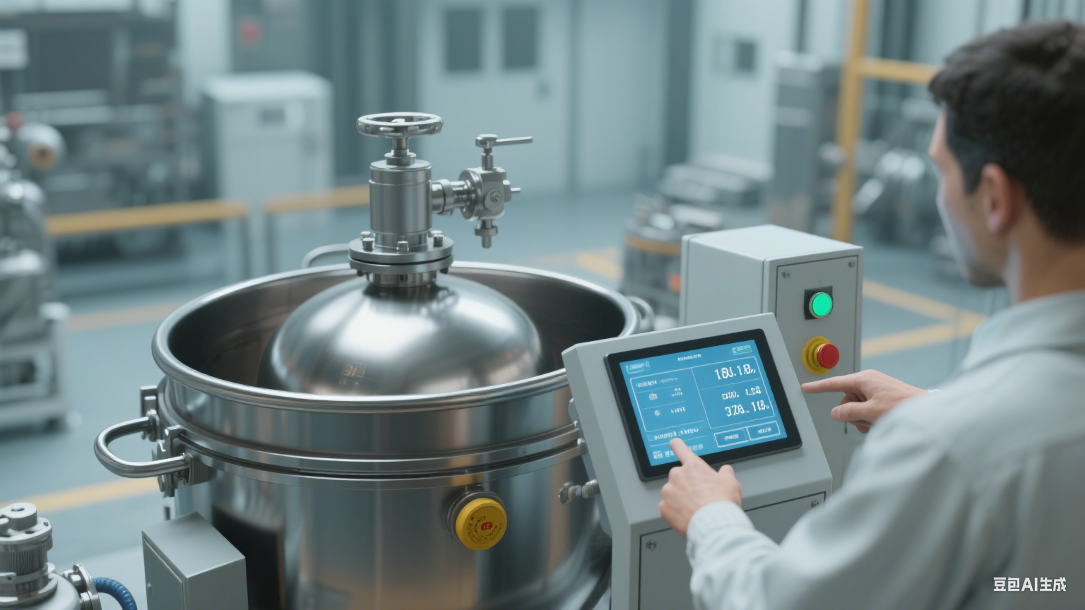 夹层锅搭配搅拌功能,酱料混合均匀,减少人工投入(图4) 夹层锅搭配搅拌功能,酱料混合均匀,减少人工投入(图4)