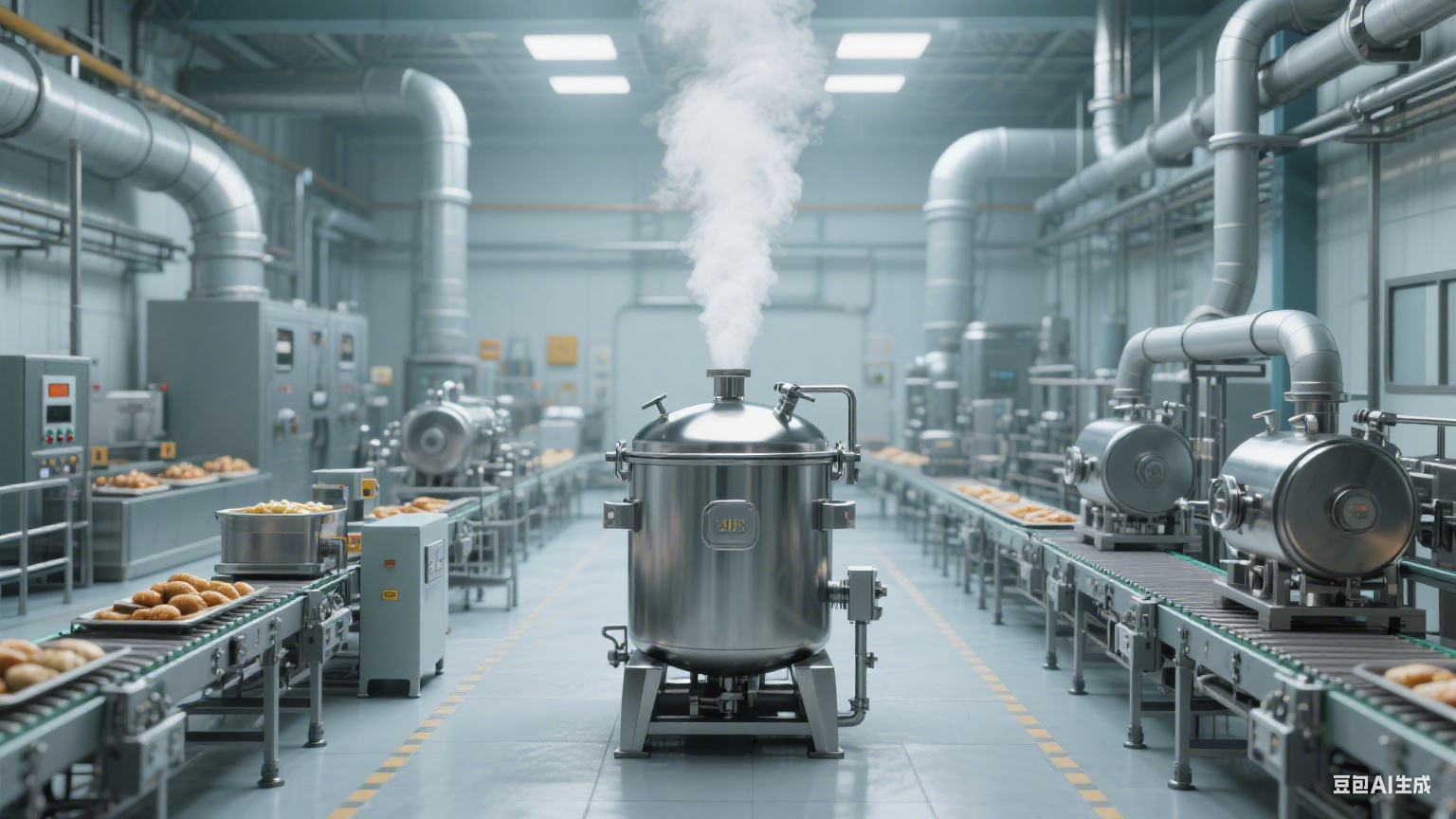 夹层锅适配不同热源:电加热、蒸汽加热灵活选(图3) 夹层锅适配不同热源:电加热、蒸汽加热灵活选(图3)