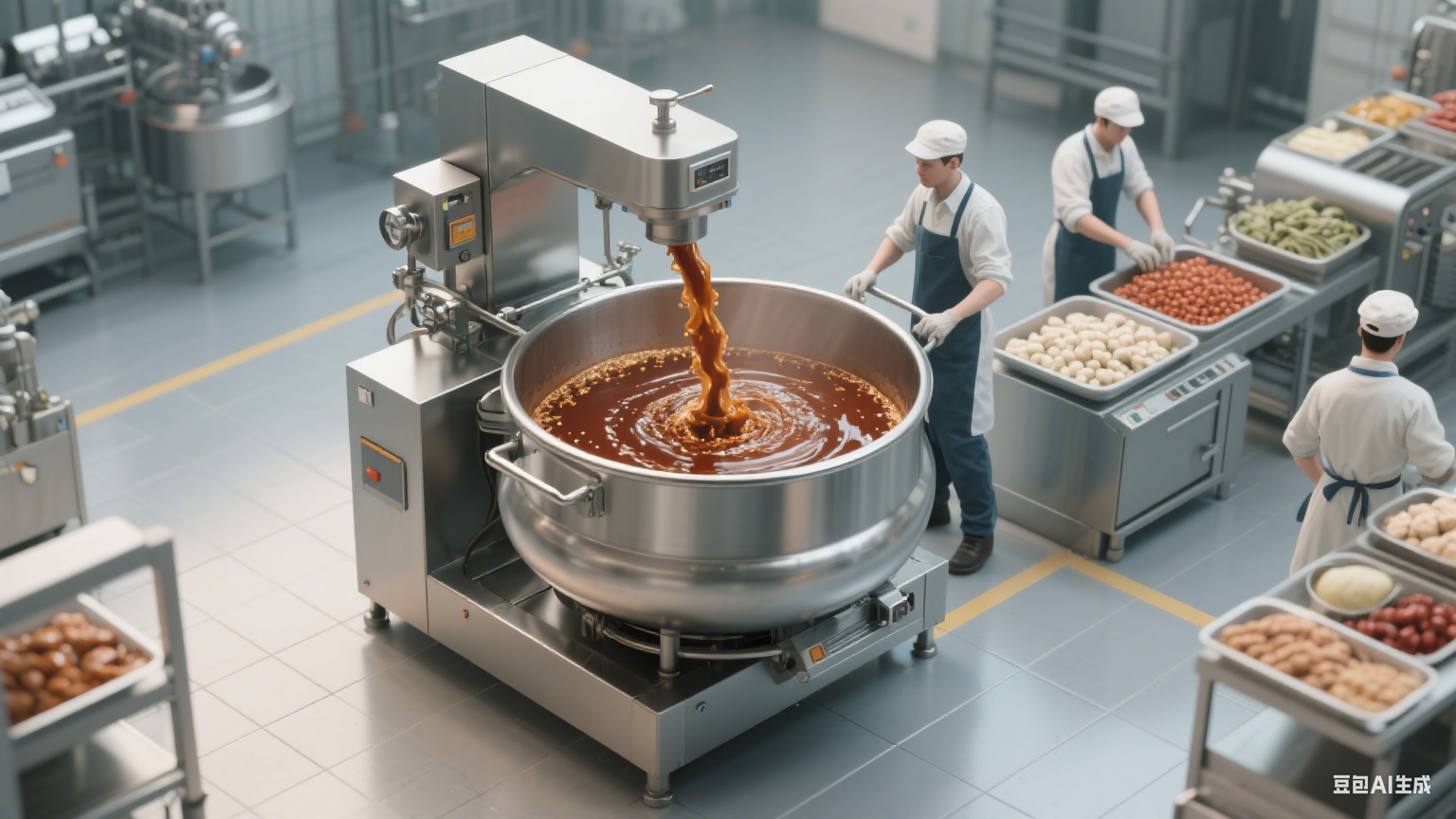 恒温夹层锅保障品质，酱料熬制不糊底，风味更稳定(图5)