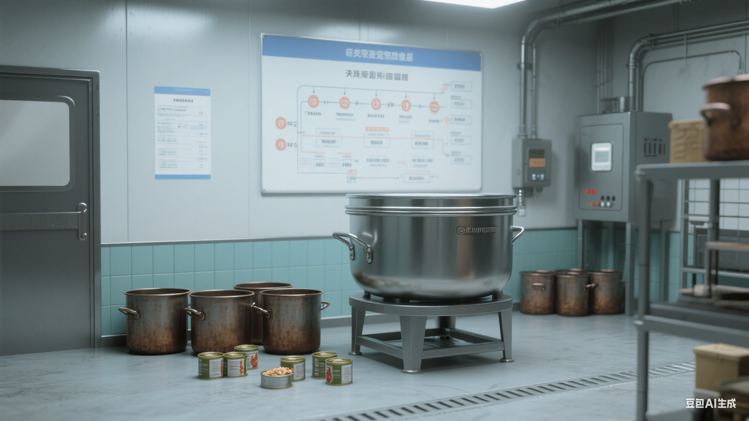 夹层锅适配宠物食品加工，高温杀菌保安全，营养不流失(图1)