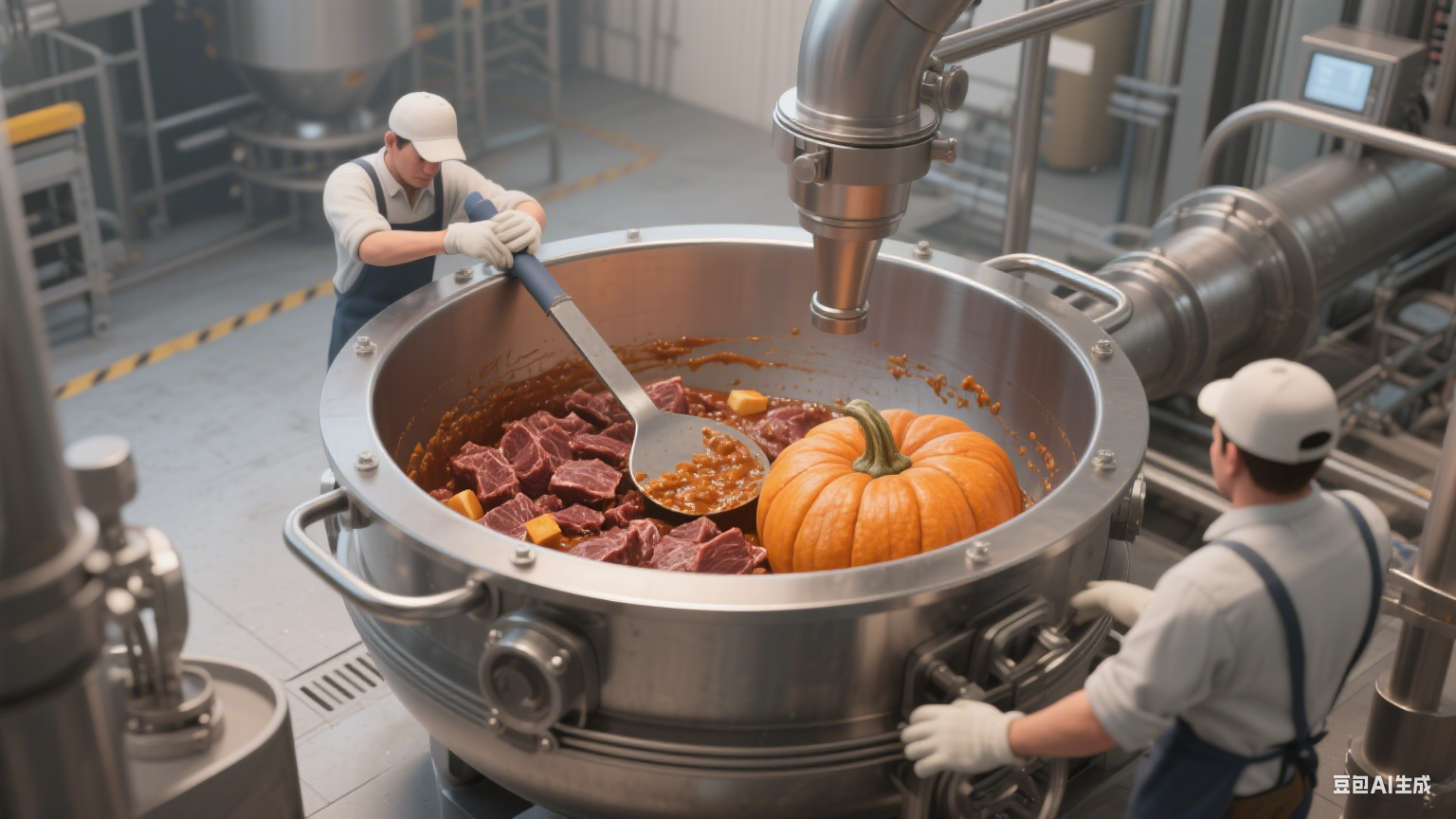 夹层锅适配宠物食品加工，高温杀菌保安全，营养不流失(图3)