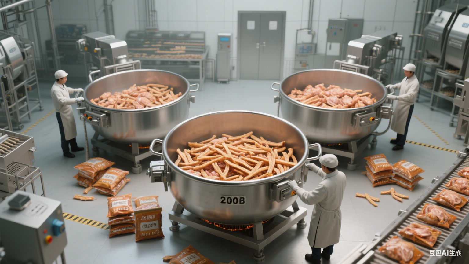 夹层锅适配宠物食品加工，高温杀菌保安全，营养不流失(图5)