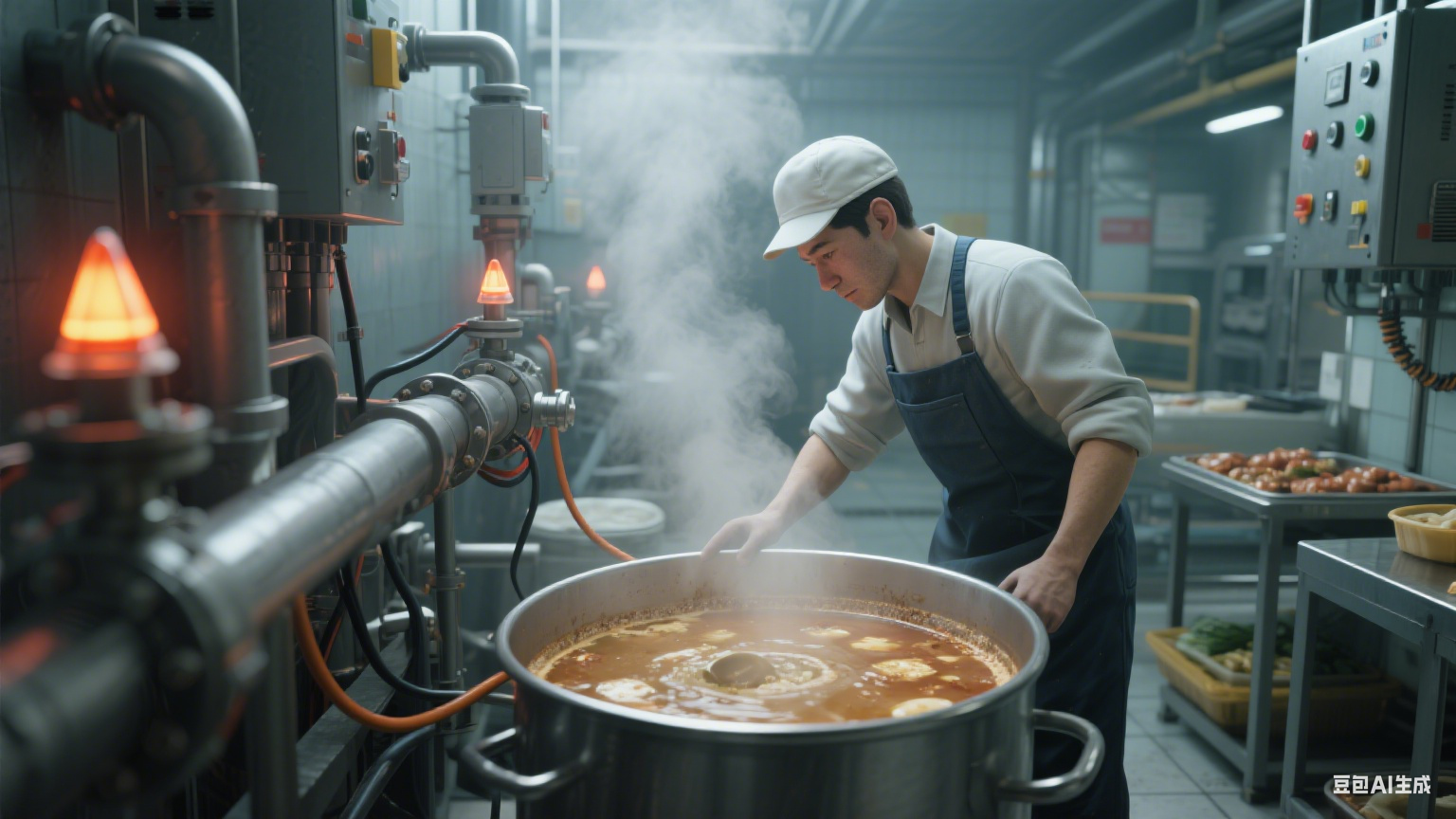 汤料熬煮搅拌夹层锅：蒸煮时能 “解放双手” 吗？(图4)