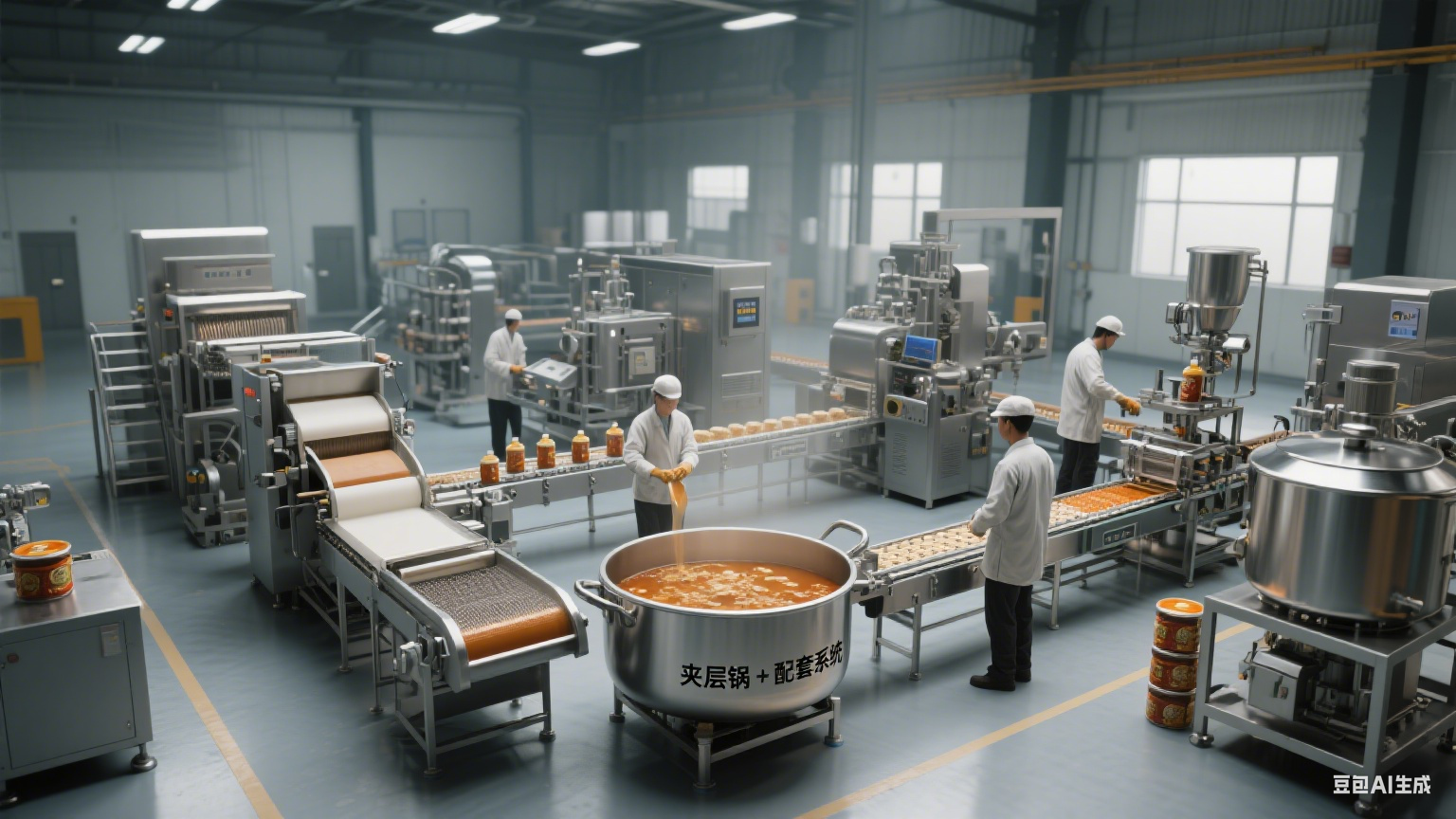 汤料熬煮搅拌夹层锅：蒸煮时能 “解放双手” 吗？(图5)