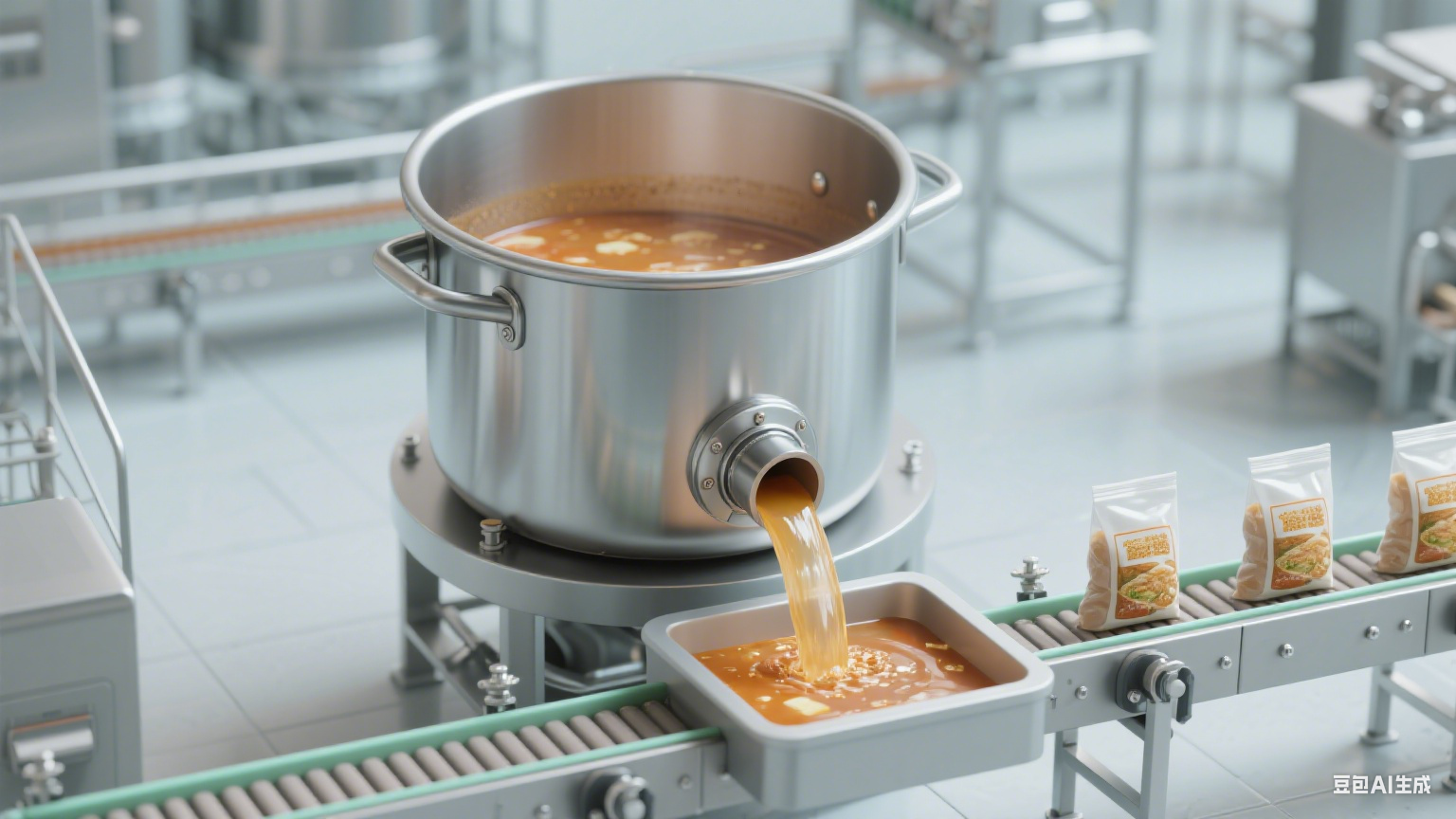 不锈钢 600L 蒸汽夹层锅：适配啥食材？会旋转吗？(图5)