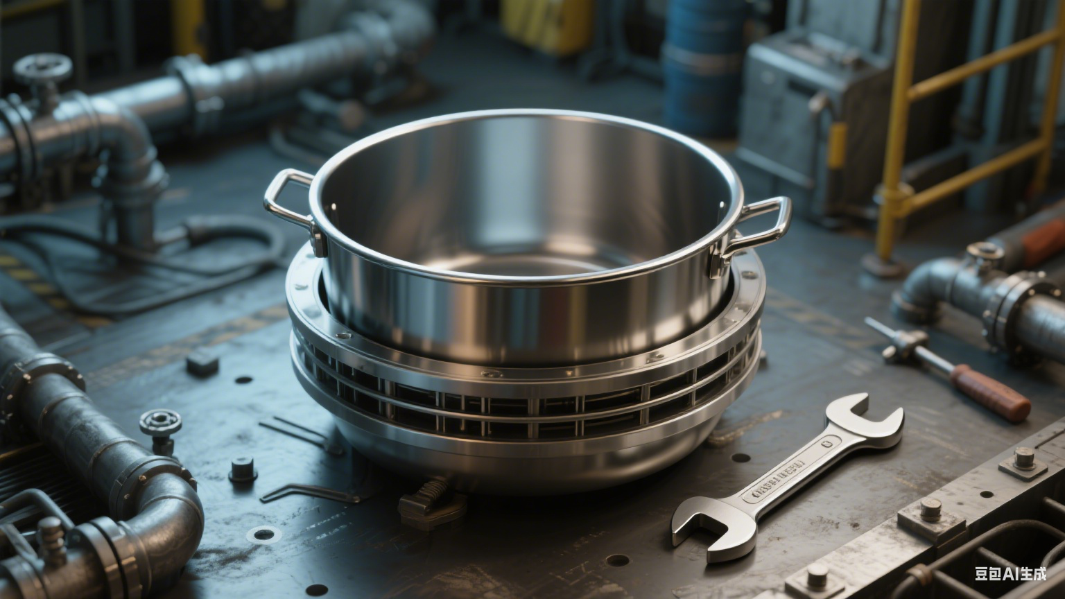 猪头肉夹层锅只靠底盘发热？李师傅的 “拆锅解惑”(图5)