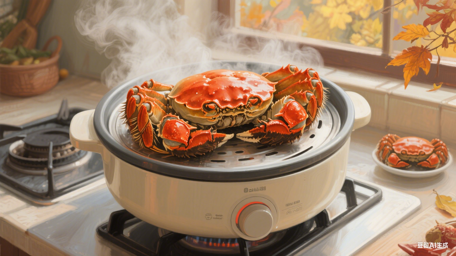 蒸汽匠心赋鲜：全自动小螃蟹蒸煮锅的蟹壳熟制之道(图1)