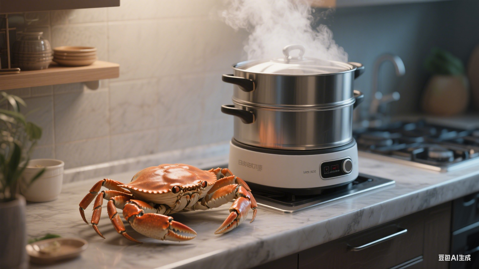 蒸汽匠心赋鲜：全自动小螃蟹蒸煮锅的蟹壳熟制之道(图2)