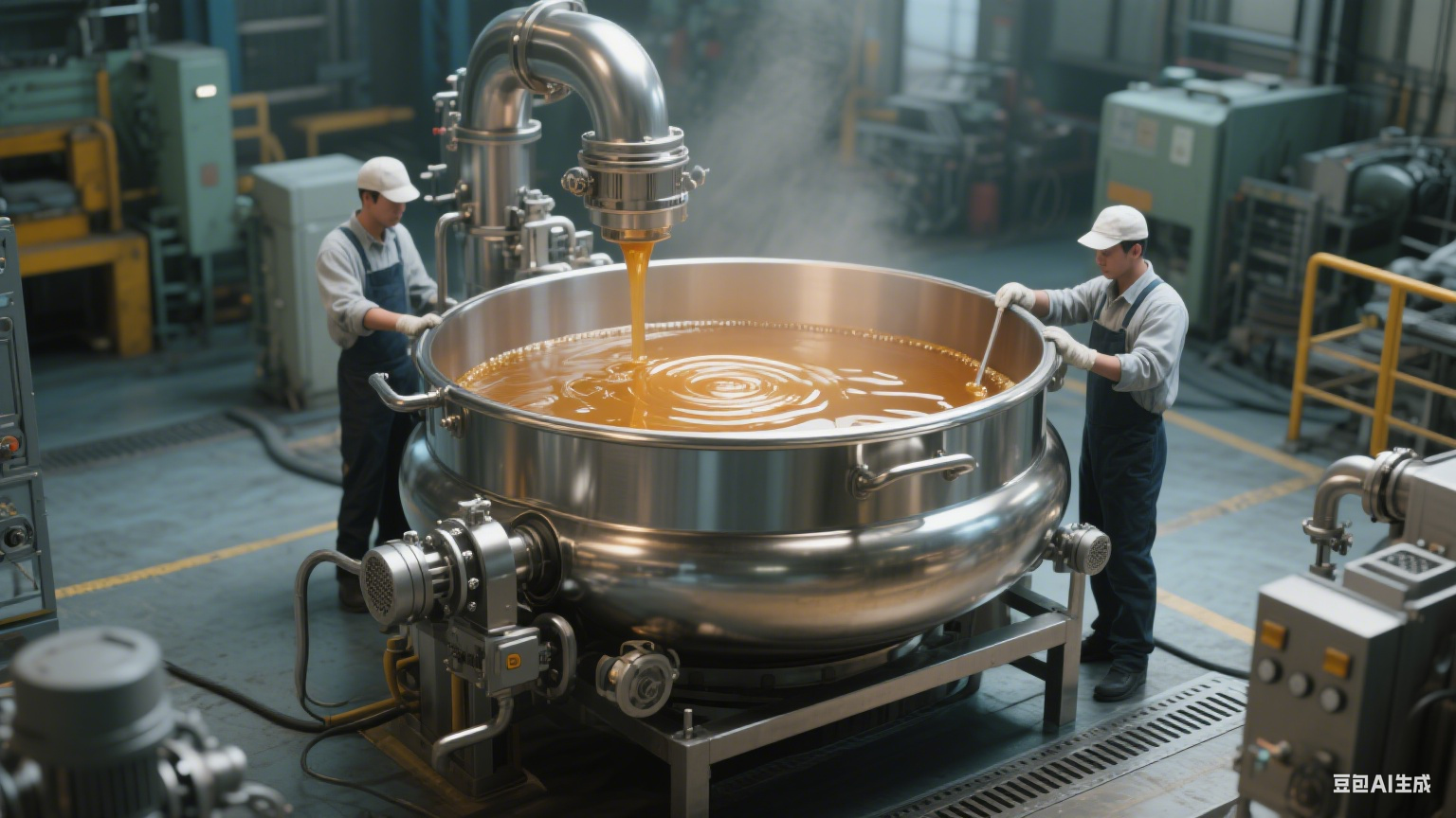 甜蜜匠造者：揭秘蜜饯熬糖蒸煮锅背后的设备厂家图谱(图5)