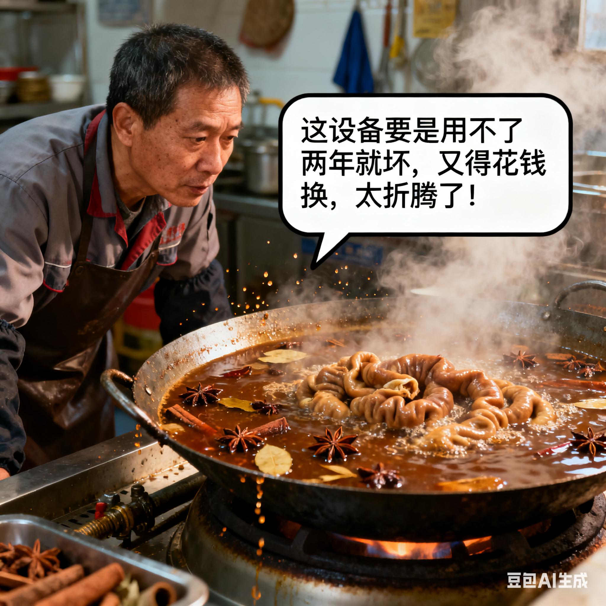 猪大肠卤煮设备能经久耐用吗？(图1)