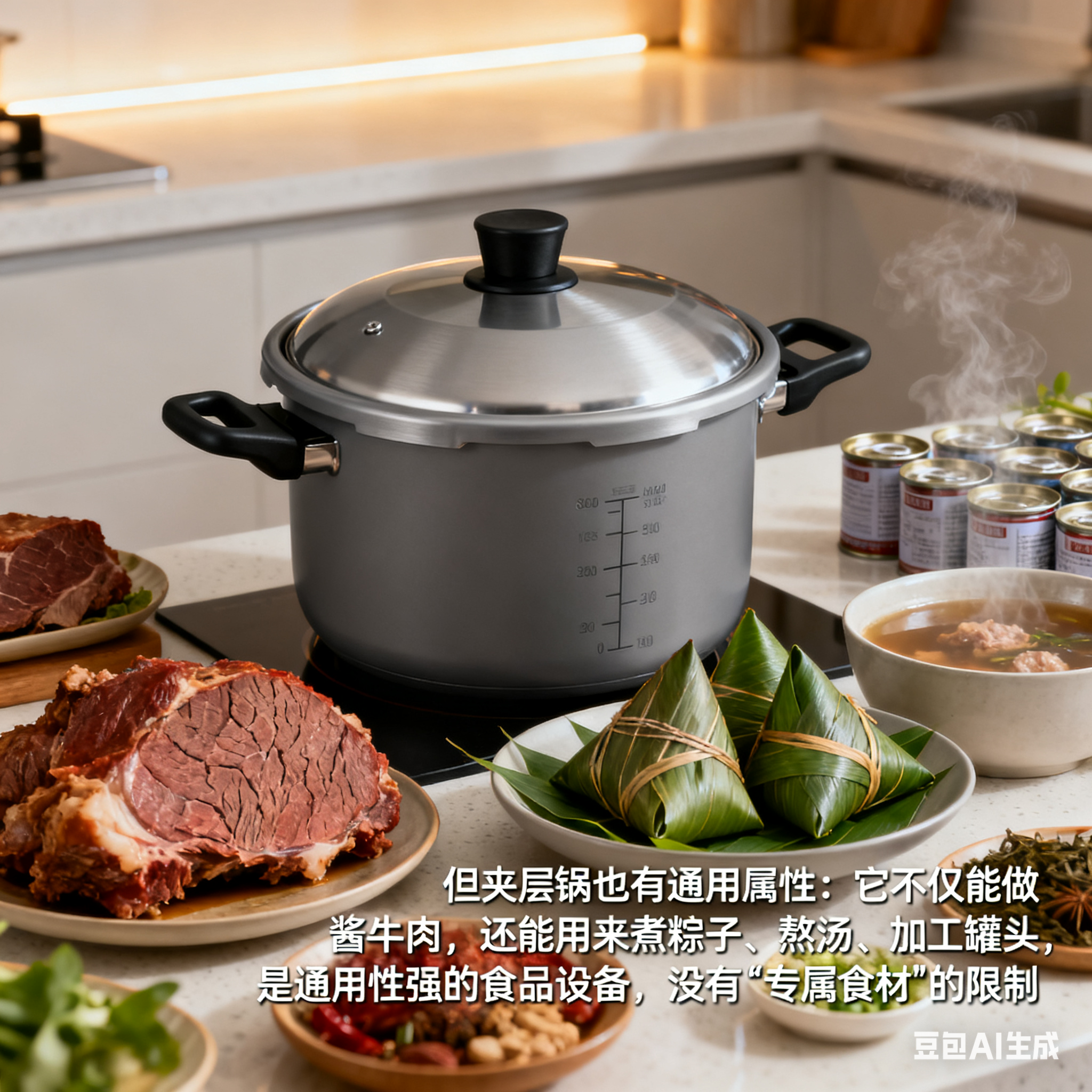 酱牛肉蒸煮锅，就是夹层锅吗？(图2)