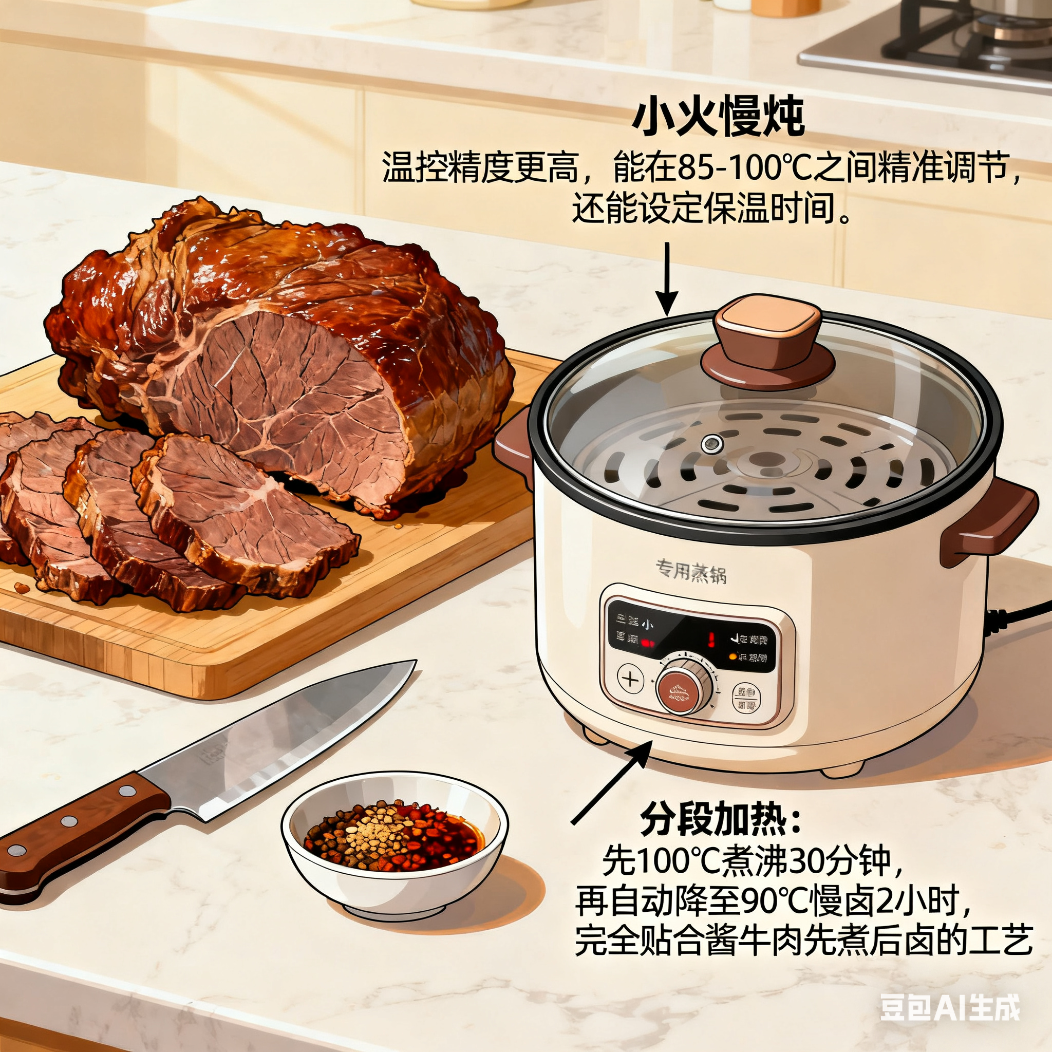 酱牛肉蒸煮锅，就是夹层锅吗？(图3)