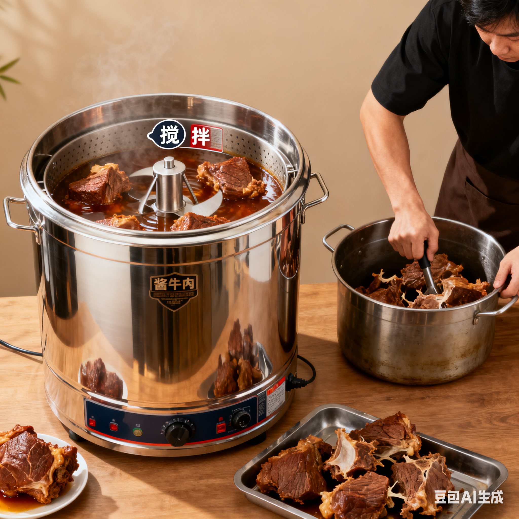 酱牛肉蒸煮锅，就是夹层锅吗？(图4)