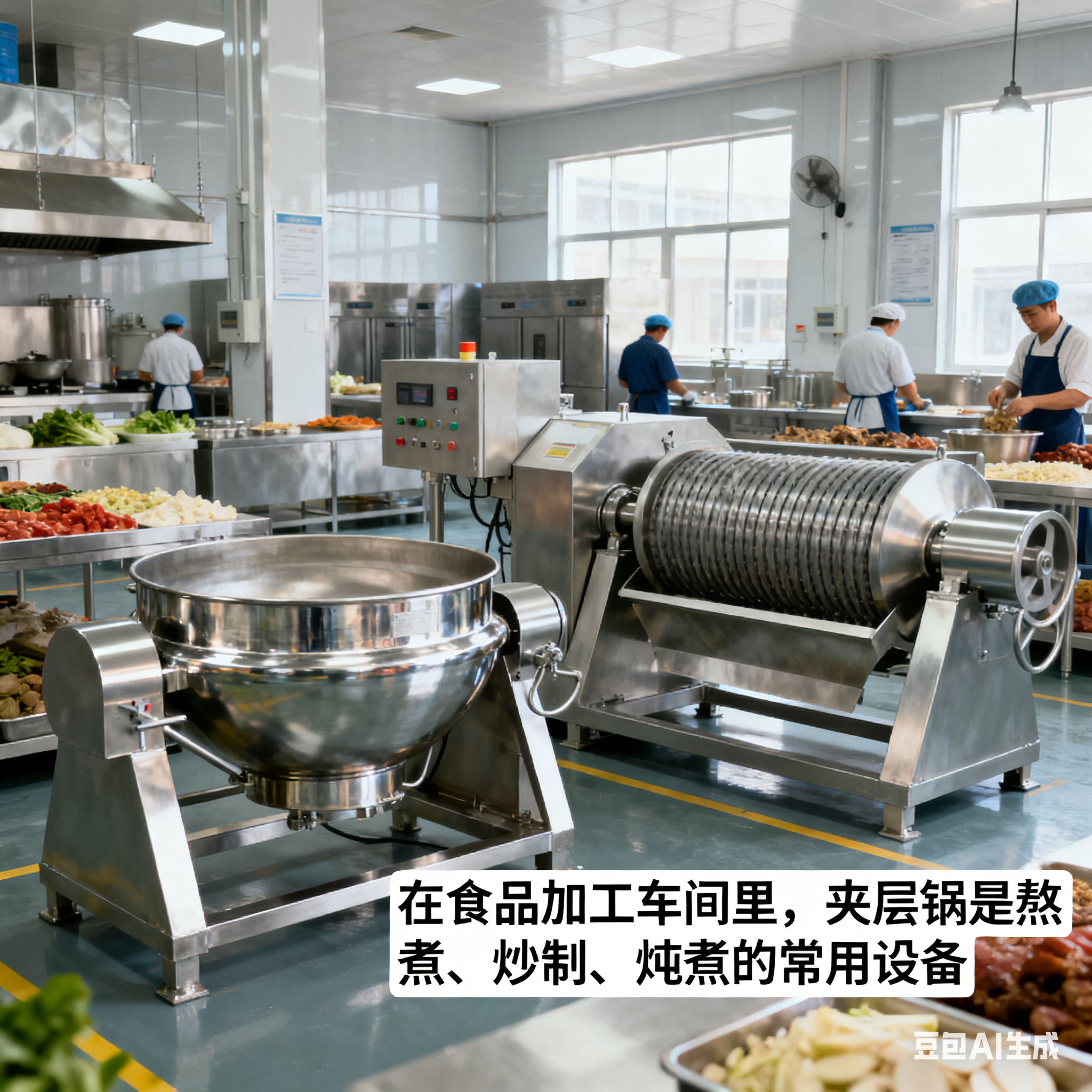 滚筒混合夹层锅，优势在哪？