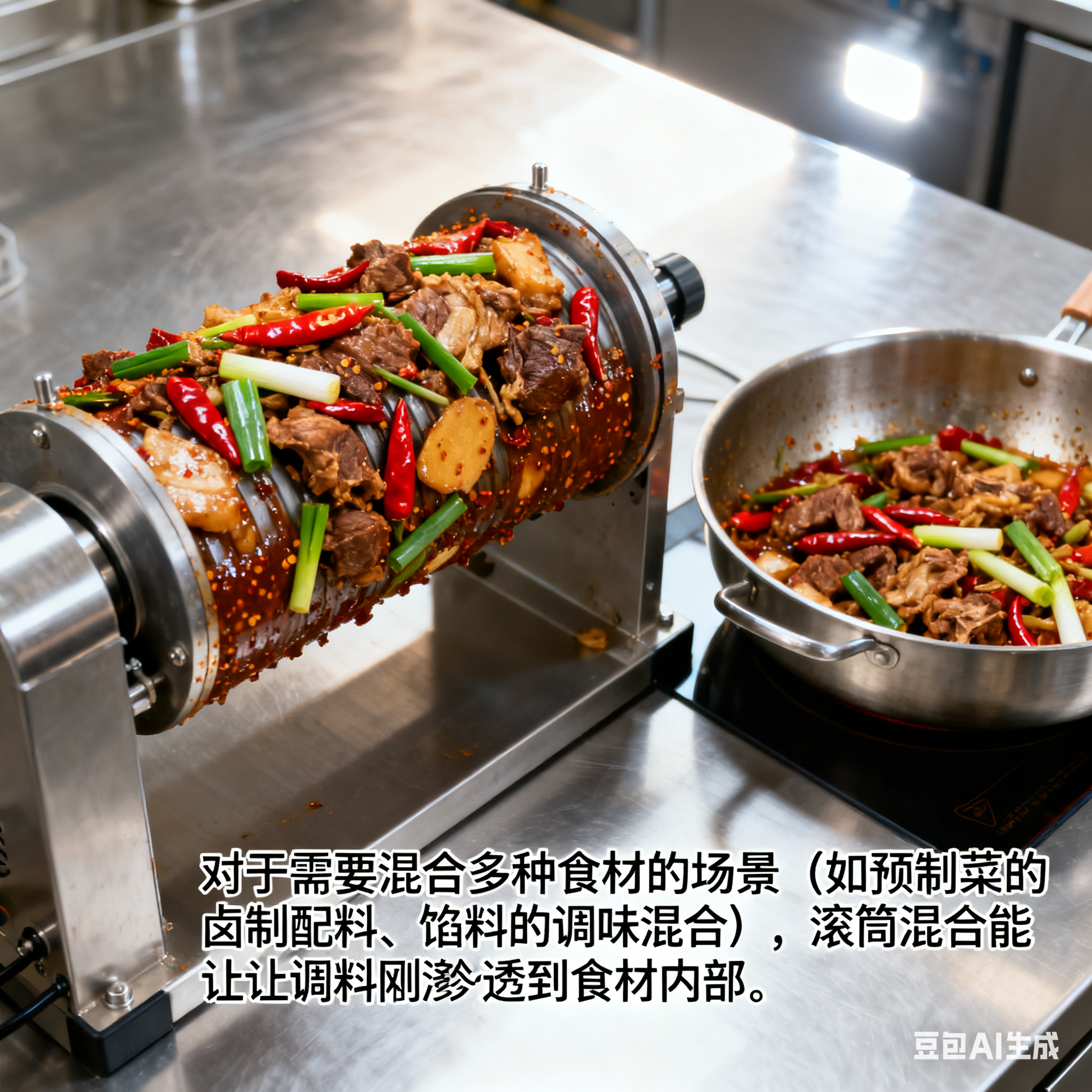 滚筒混合夹层锅，优势在哪？(图2)