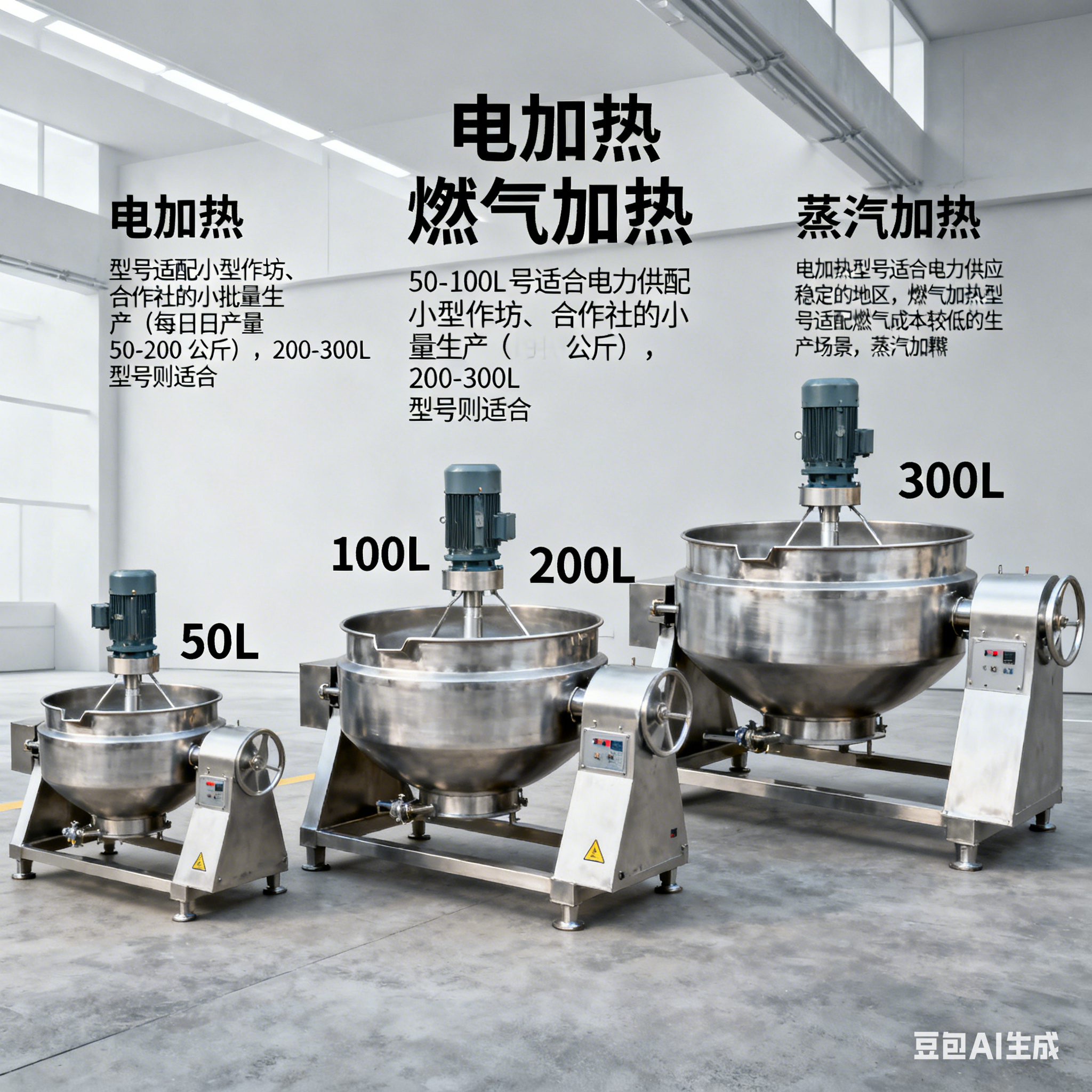 马蹄软糖搅拌炒锅应用于国计民生的哪些领域？它的品种数量多吗？(图5)