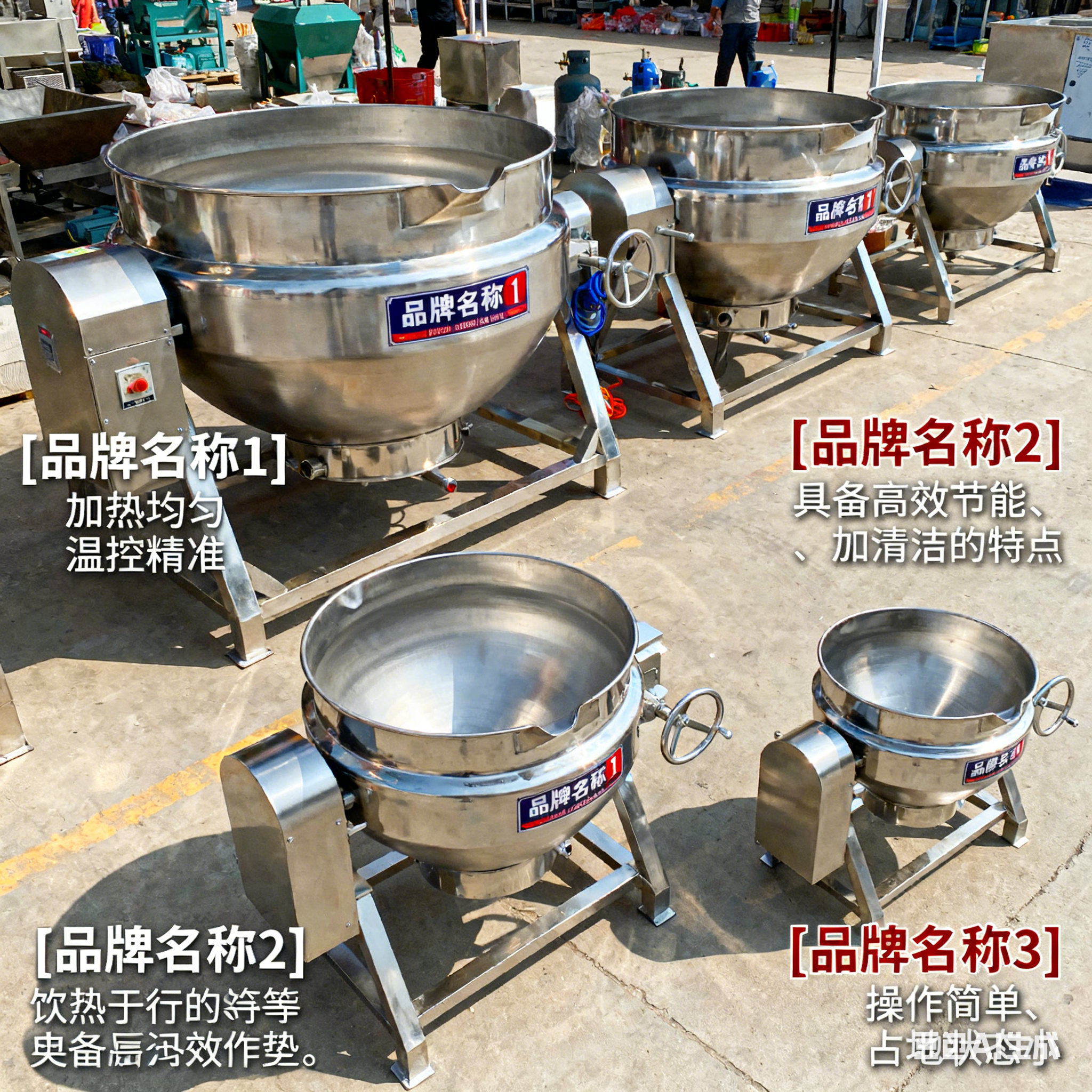 电加热夹层锅有哪些常见种类？哪些品牌值得关注？(图4)