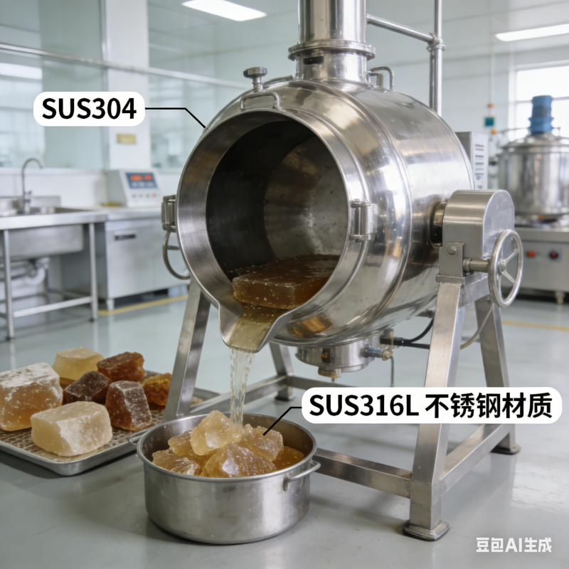 膏药松香加工提质，专用夹层蒸煮熬制设备可行吗？(图2)