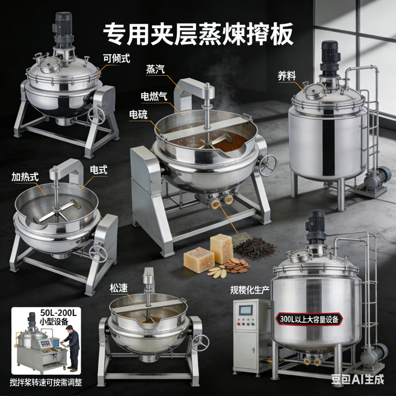 膏药松香加工提质，专用夹层蒸煮熬制设备可行吗？(图3)