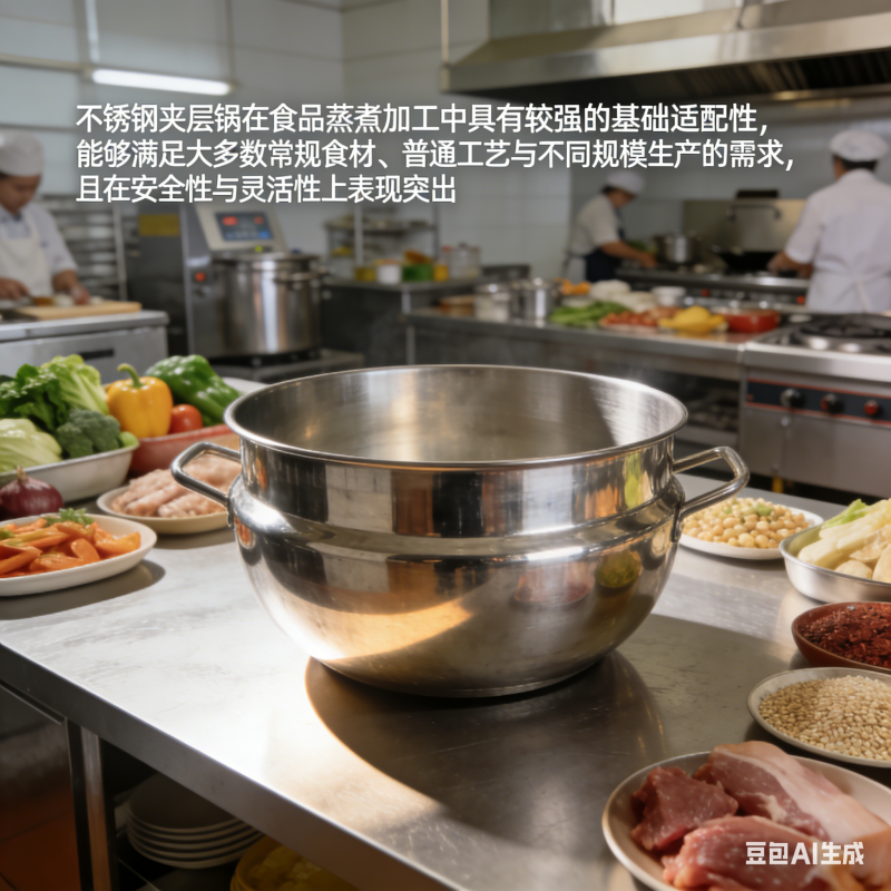 食品蒸煮加工，不锈钢夹层锅适配性尚可吗？(图5)